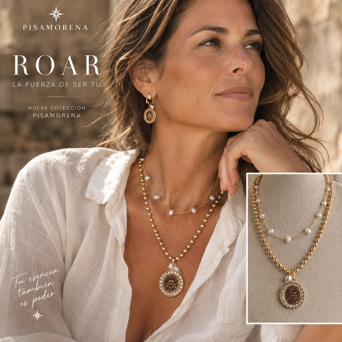 Collar de perlas Roar