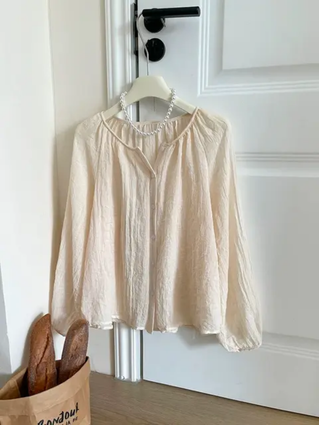 Camisa Beige Jimena