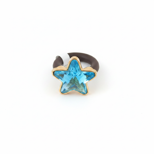Anillo estrella azul