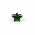 Anillo estrella verde