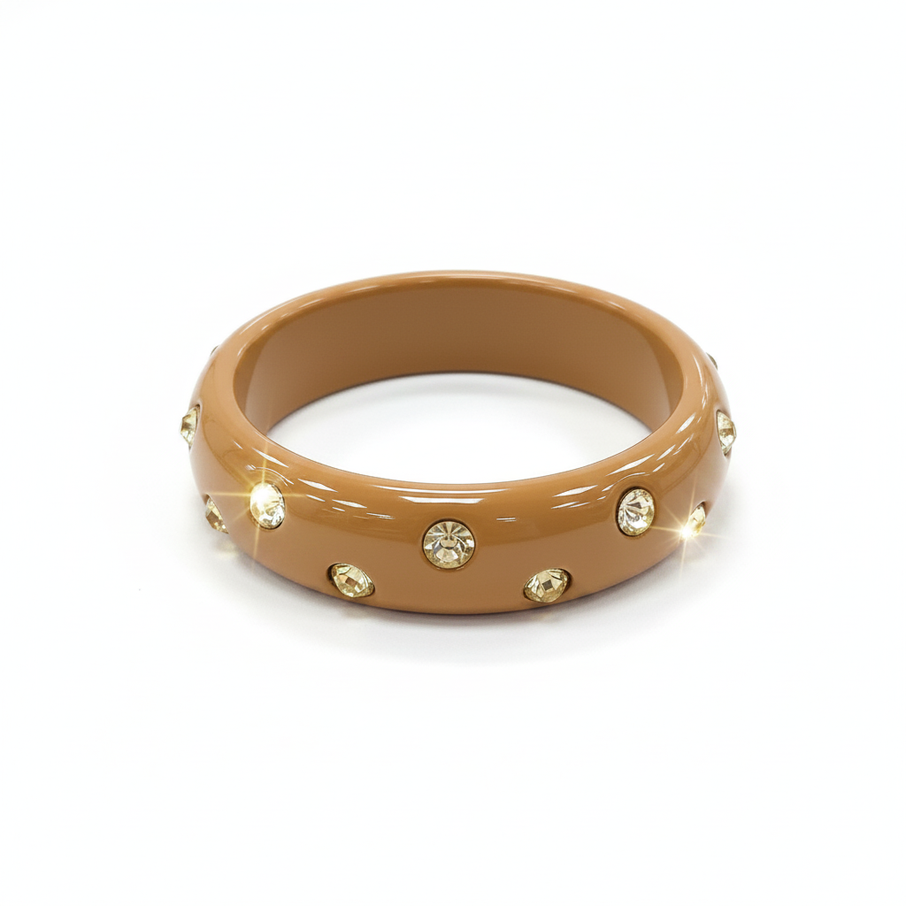 Brazalete camel fondo blanco