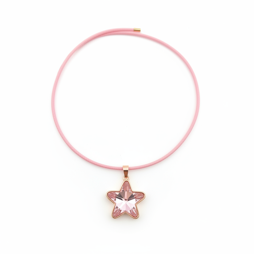 Choker Estrella Rosa