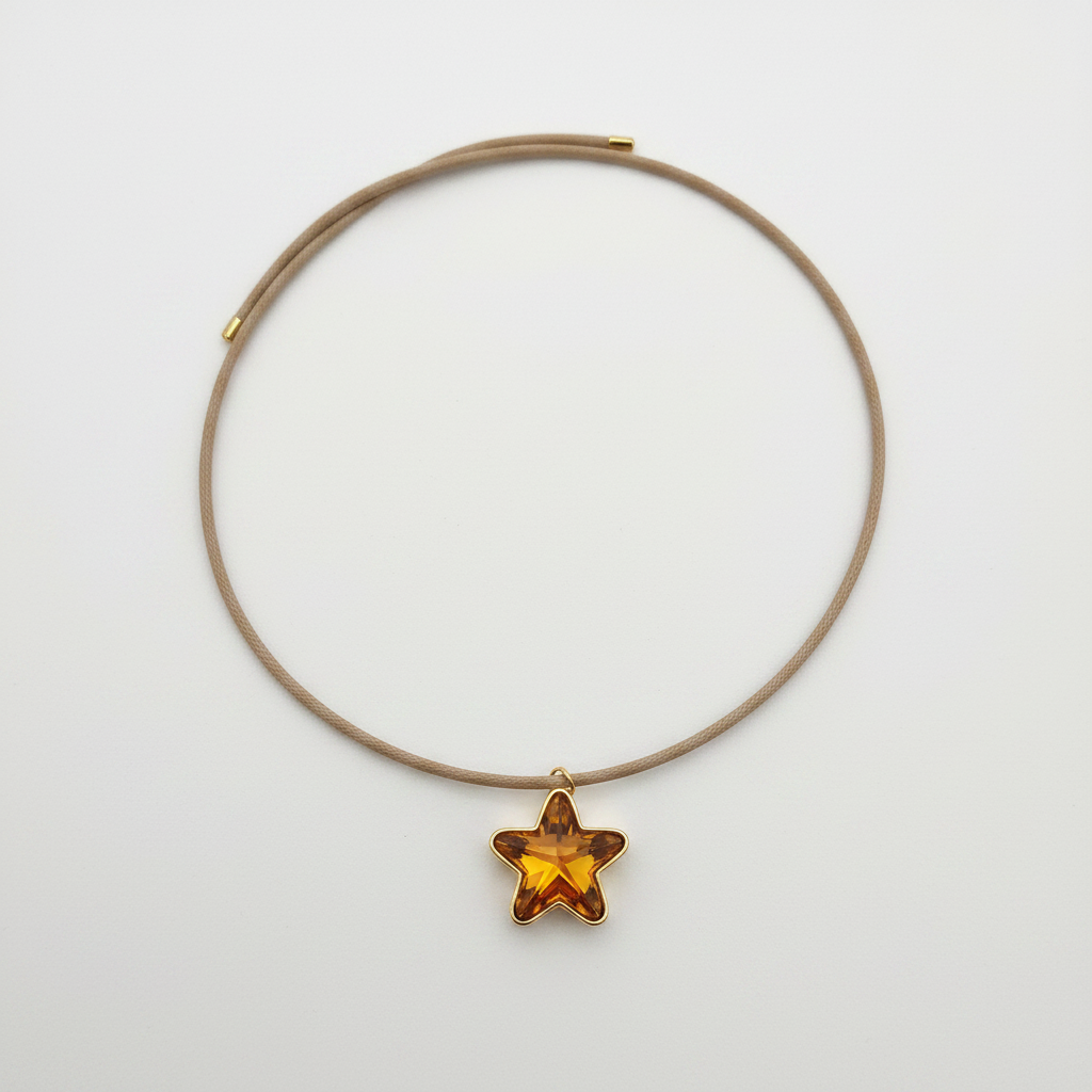 Choker Estrella Taupe