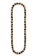 Collar largo de cuentas Animal Print