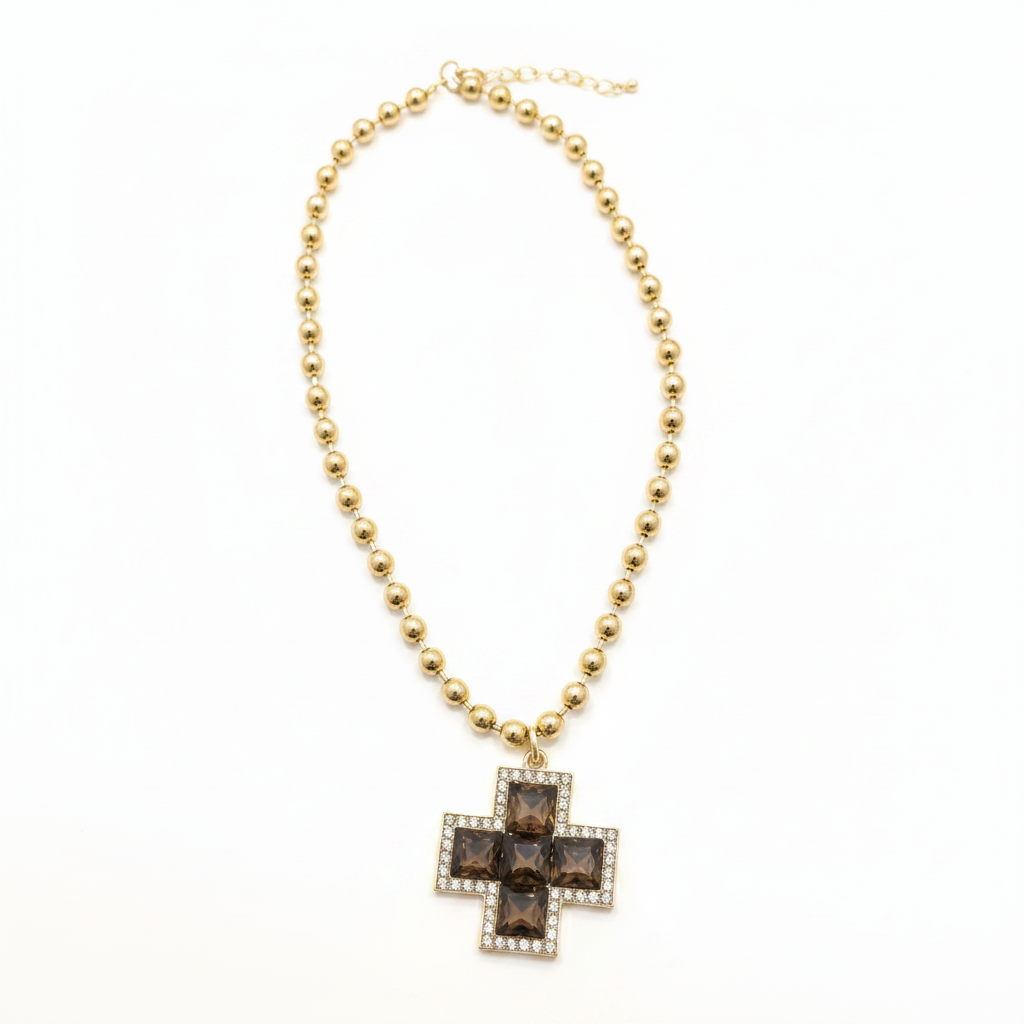 New! Collar Cruz Ámbar