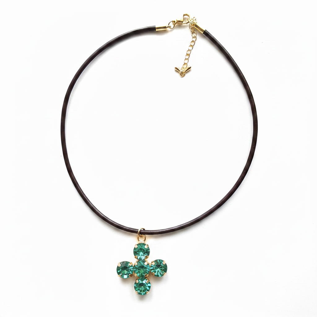 Choker Cruz Cristal Shine