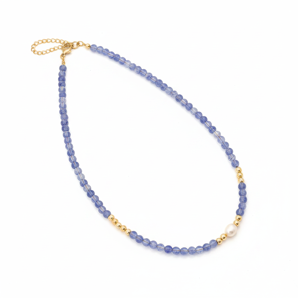 Collar Formentera Azul Tanzanita