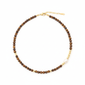 Collar Formentera Marrón Ojo de Tigre fondo blanco