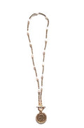 Collar Perla Medallón: Coin