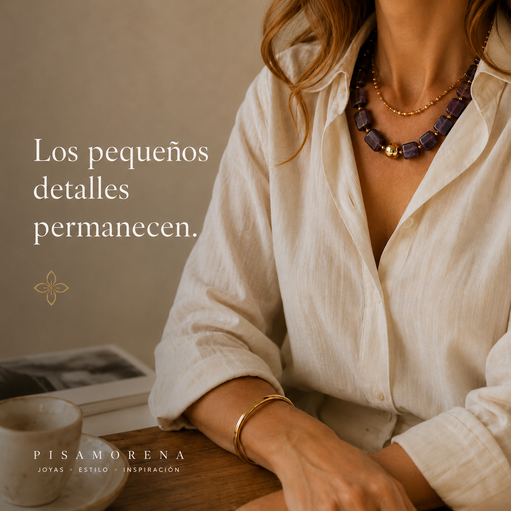 Collar Resina Ciruela: PLUMB