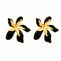 Pendientes Flor Negra & Dorada: Montaigne