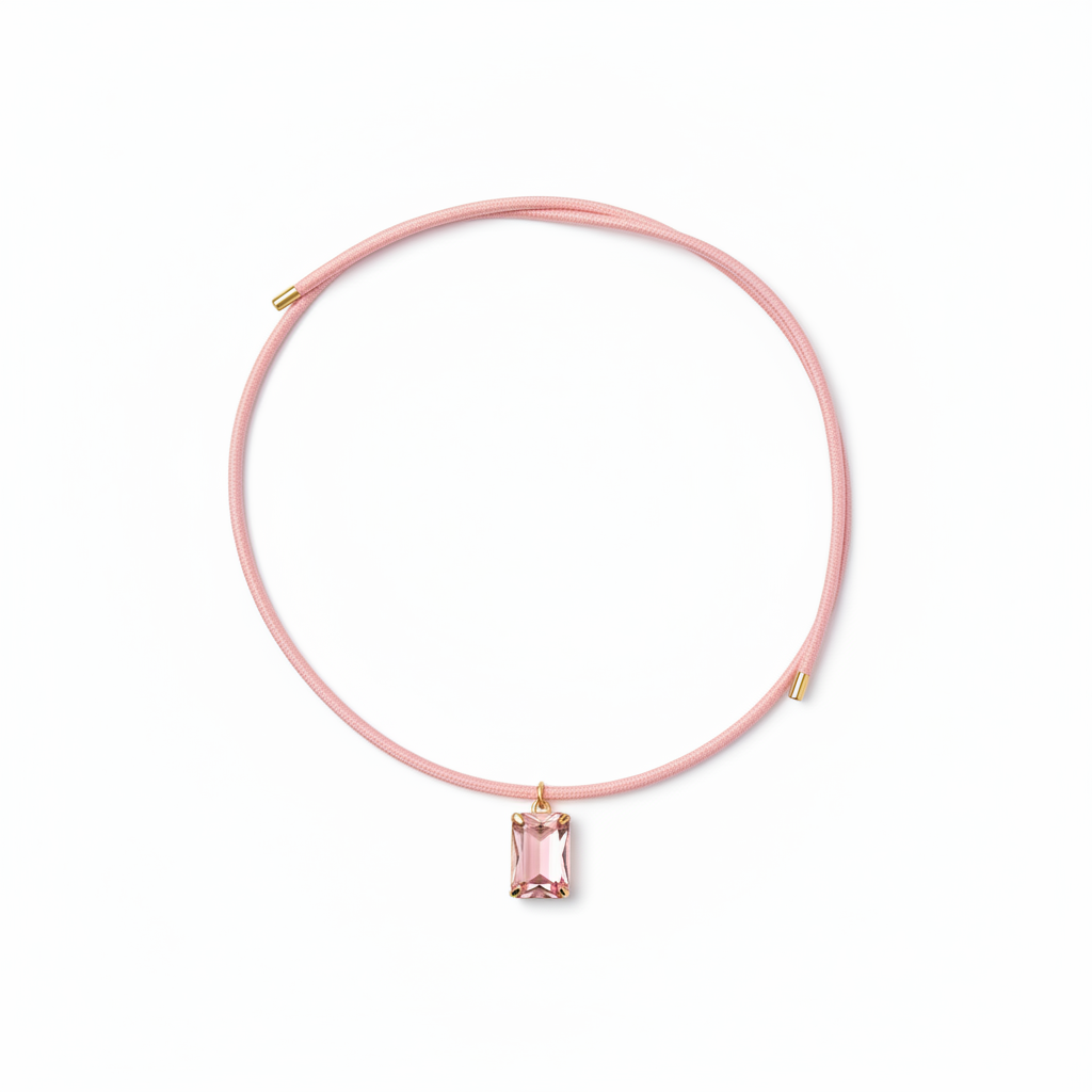 Gargantilla Rosa Swarovski