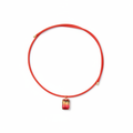 Gargantilla convertible pulsera rígida imantada piedra Swarovski roja