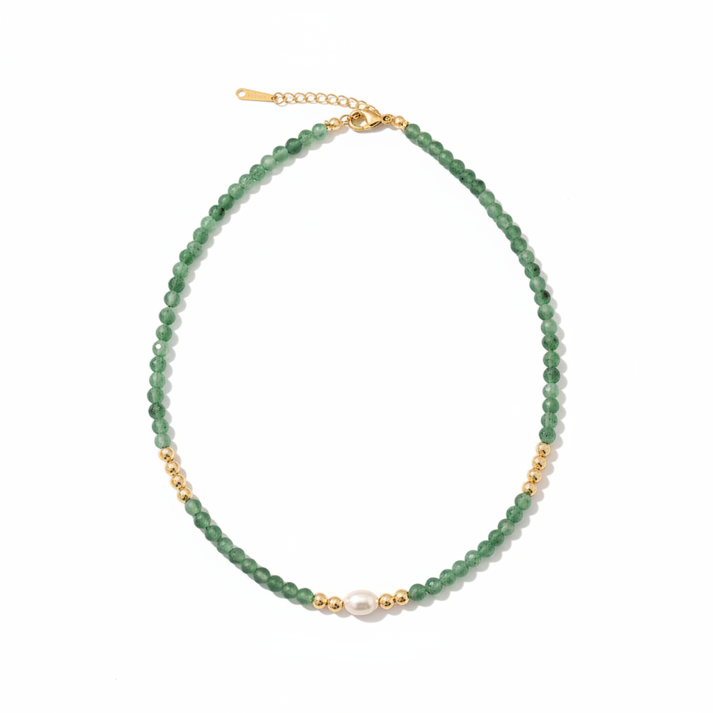 Collar Formentera Verde Aventurina