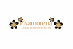 Logo Pisamorena con pendientes florales