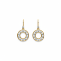 Pendientes circulares con piedras