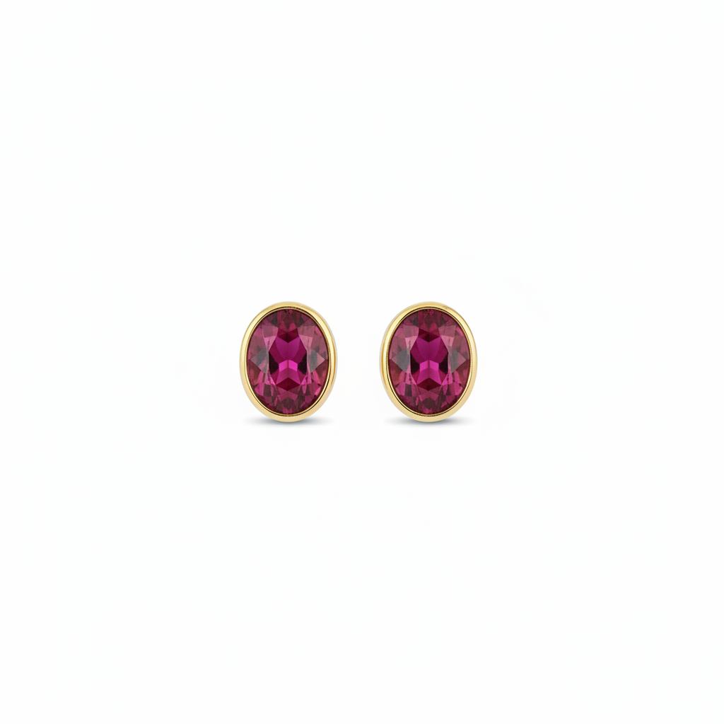 Pendientes Rubí