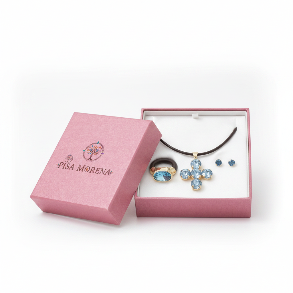 Set azul packaging